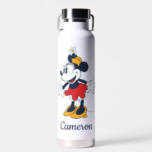 Bouteille D'eau Minnie Mouse   Pose Casquette Fun Flower   Ajouter
