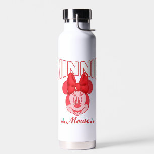 Bouteille D'eau Minnie Mouse Retro Sourire Cerise