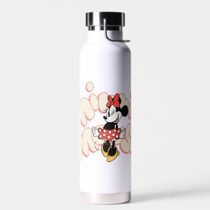 Bouteille D'eau Minnie Mouse Tourbillon à pois de style