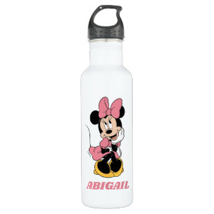 Bouteille D'eau Minnie Poster en rose