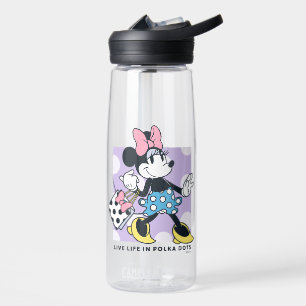 Bouteille D'eau Minnie Vit sa Vie à Points