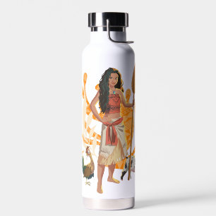 Bouteille D'eau Moana Live Action Wayfinder Pua Heihei Graphique