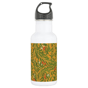 Bouteille D'eau Modèle de papier peint vintage Orange Tree Art Nou