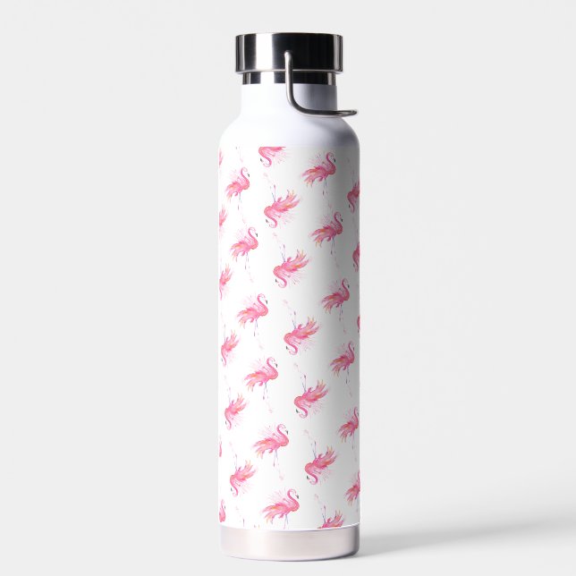 Bouteille D'eau Modèle flamant rose (Gauche)