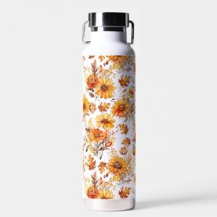 Bouteille D'eau Modèle floral d'automne B01