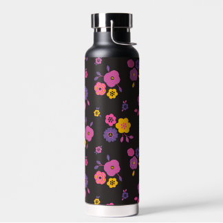 Bouteille D'eau Modèle floral élégant