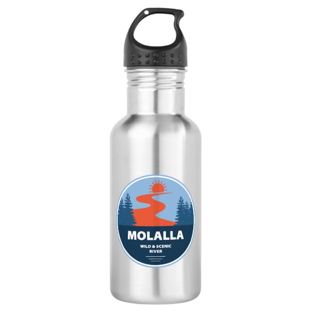 Bouteille D'eau Molalla Wild Et Rivière Pittoresque (Devant)