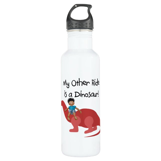 Bouteille D'eau Mon autre tour est un dinosaure aa (Devant)