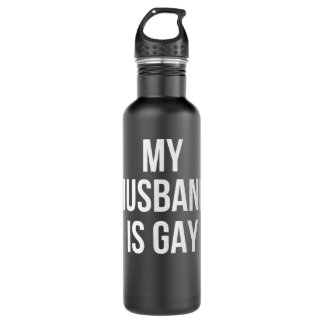 Bouteille D'eau Mon Mari Est Gay