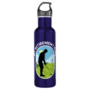Bouteille D'eau Mon régime de retraite - Golf Golf Planification à