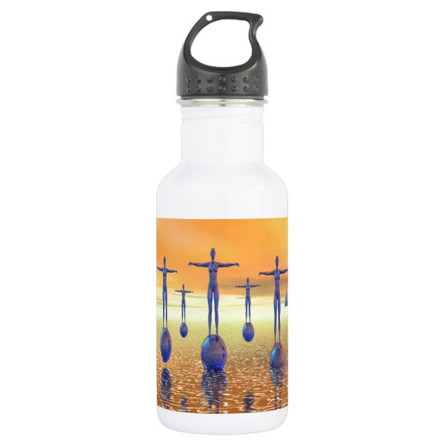 Bouteille D'eau Monde futur (Devant)