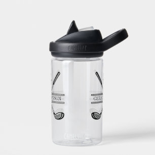 Bouteille D'eau Monogramme de golf Customisé Design élégant