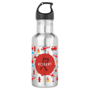 Bouteille D'eau Monogramme de la brigade des moteurs de camions de