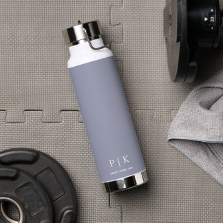 Bouteille D'eau Monogramme Nom Personnalisé 25oz 