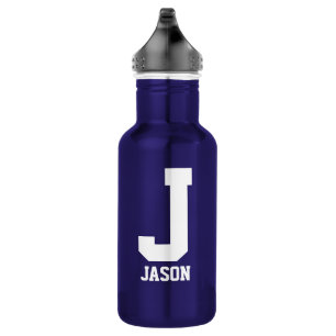 Bouteille d'eau monogramme personnalisée   Cadeau 