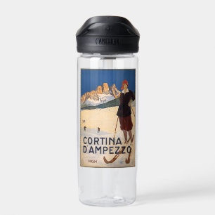 Bouteille D'eau Monogramme sur mesure Italie Ski