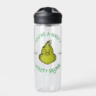 Bouteille D'eau Monsieur Grinch   Vous êtes une sale vilaine mouff