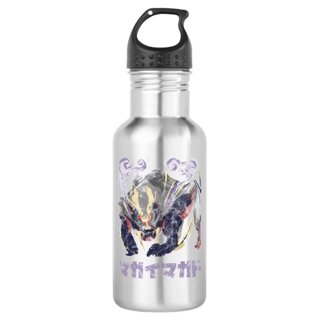 Bouteille D'eau Monster Hunter Rise Magnamalo Kanji Icône (Devant)