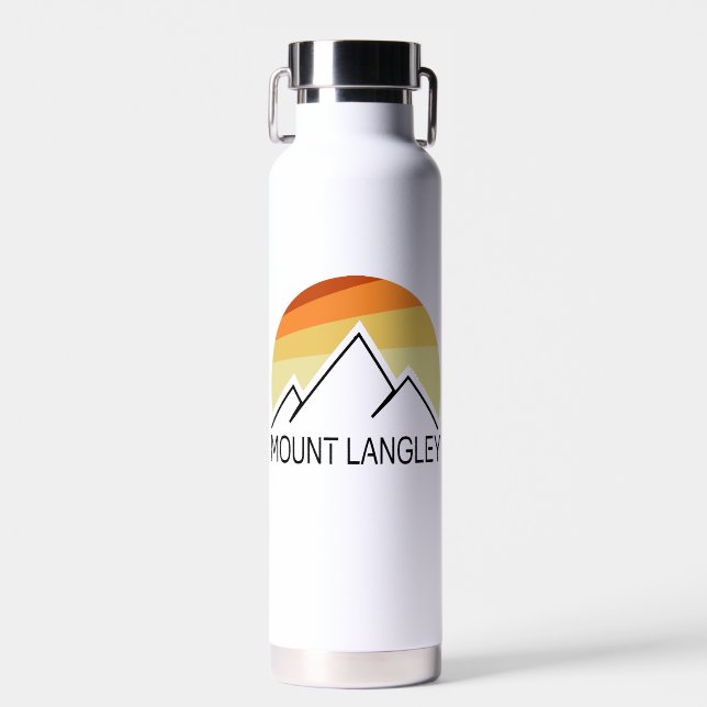 Bouteille D'eau Mont Langley California Retro (Avant)