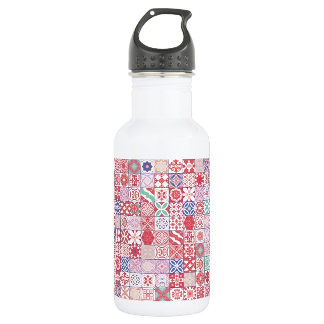 Bouteille D'eau Moroccan rouge (Devant)