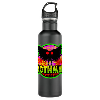 Bouteille D'eau Mothman Coloré Vintage Retro Trippy Flying Monst
