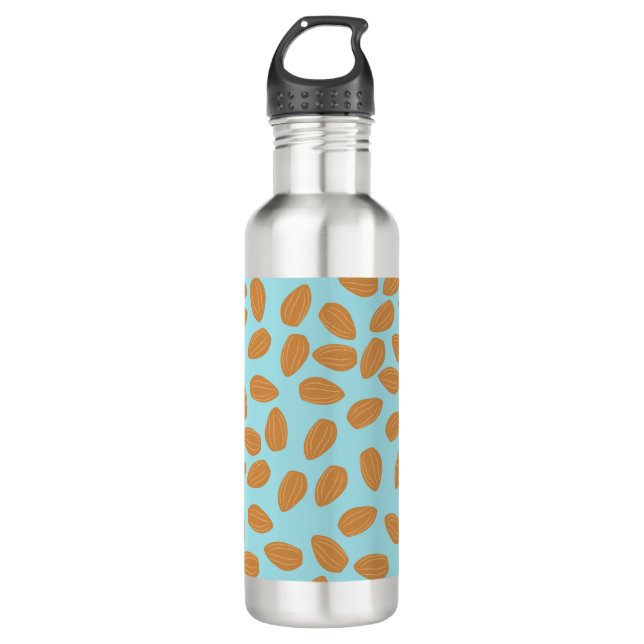 Bouteille D'eau Motif d'amandes (Devant)