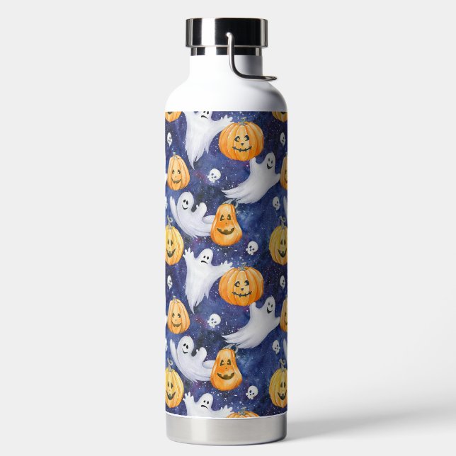Bouteille D'eau Motif d'aquarelle Halloween (Droite)