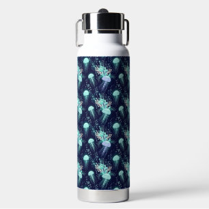 Bouteille D'eau Motif de méduse sous-marine