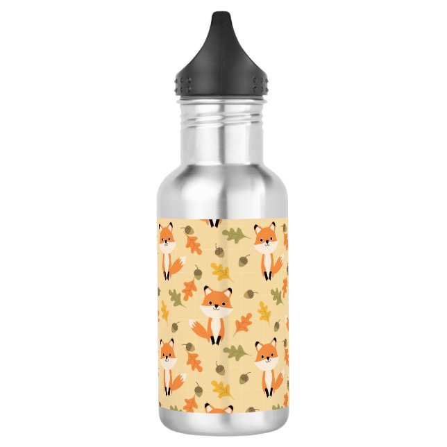 Bouteille D'eau Motif de renard adorable (Gauche)
