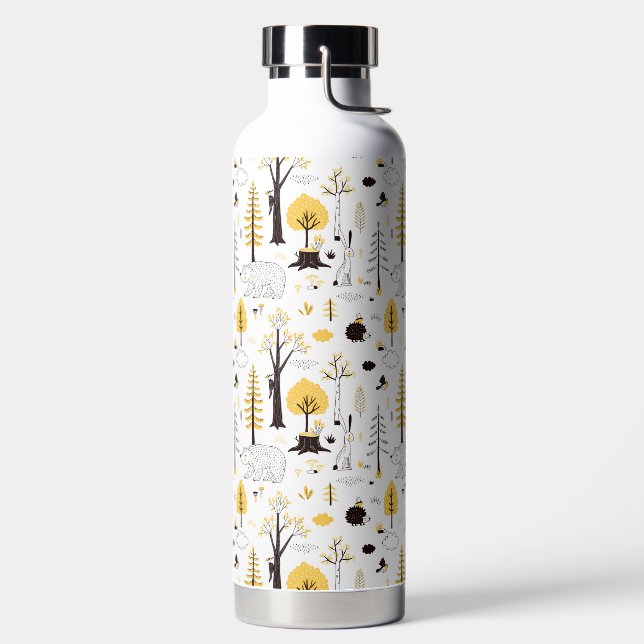 Bouteille D'eau Motif de scène de Golden Woods (Droite)
