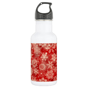 Bouteille D'eau Motif de snowflakes