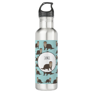 Bouteille D'eau Motif d'illustrations de mignon Otter