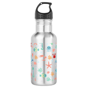 Bouteille D'eau Motif du monde marin