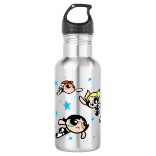 Bouteille D'eau Motif étoilé Powerpuff Girls