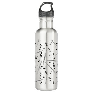 Bouteille D'eau Motif Flute Music Note