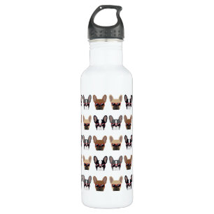 Bouteille D'eau Motif français de Bulldog