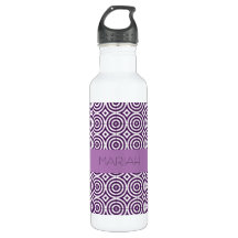 Motif géométrique de lavande violet personnalisé