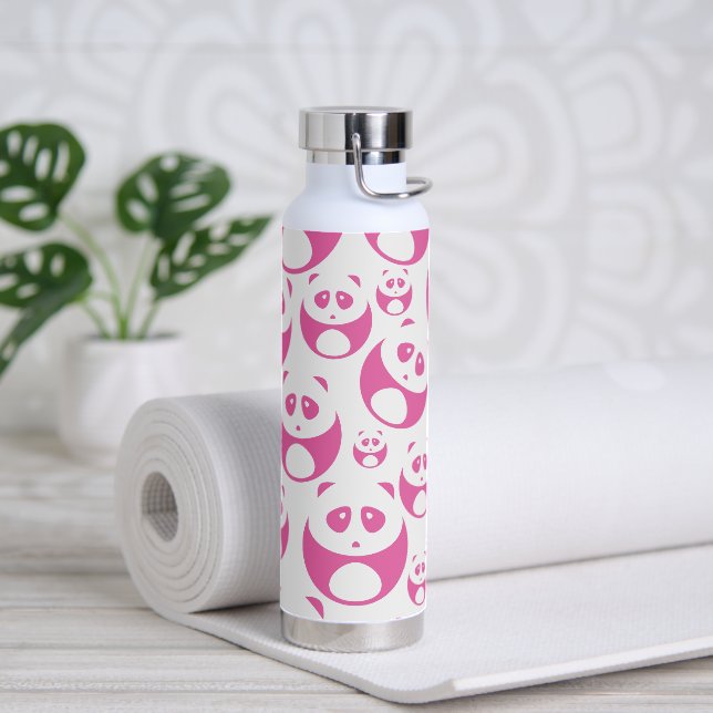 Bouteille D'eau Motif Panda rose et blanc Kawaii Baby (Yoga)