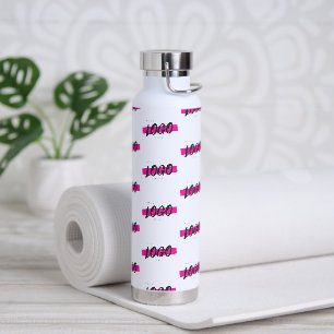 Bouteille D'eau Motif promotionnel du logo personnalisé