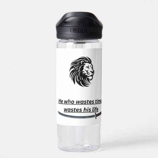 Bouteille D'eau Motivational Time Saver Water Bottle (Arrière)