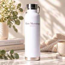 Bouteille d'eau motivationnelle pour femmes de Slo