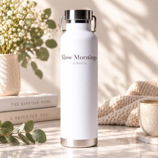 Bouteille d'eau motivationnelle pour femmes de Slo