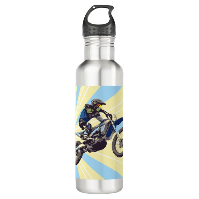 Bouteille D'eau Motocross (Devant)