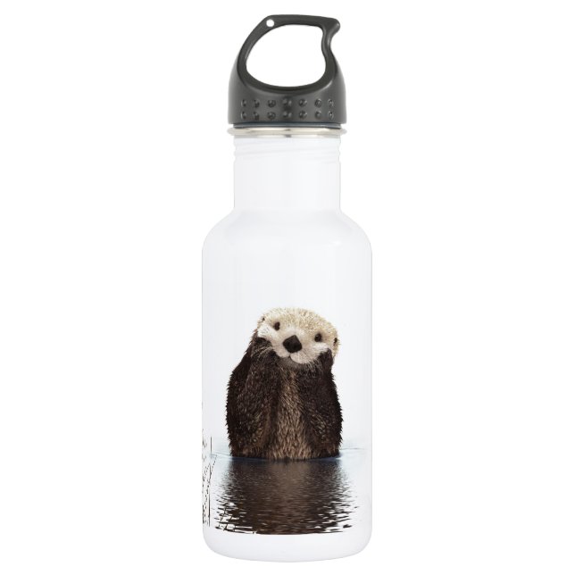 Bouteille D'eau Moufle de Fluffy adorable mignonne animal (Devant)