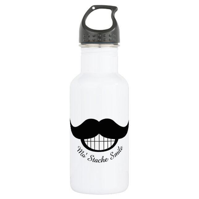 Bouteille D'eau Moustache (Devant)