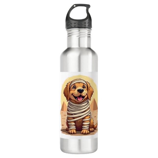 Bouteille D'eau Mummy Golden Retriever (Devant)