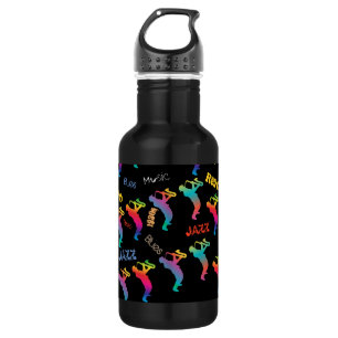 Bouteille D'eau Musiciens de jazz Musique rétro POP ART