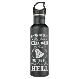 Bouteille D'eau My Last Chemo Chimiotherapy Cancer Awareness Survi
