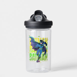 Bouteille D'eau Ne jamais abandonner Batman en cours d'exécution g