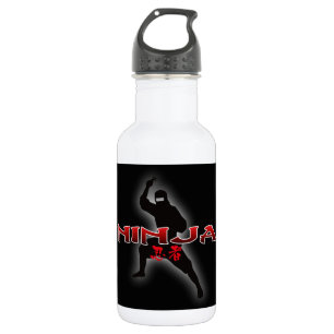 Bouteille D'eau Ninja Silhouette